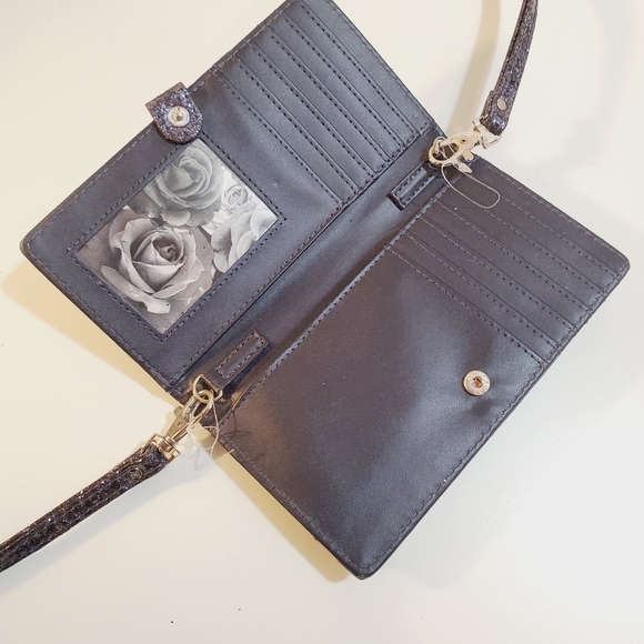 ADRIENNE VITTADINI glitter wallet with strap - Picture 5 of 11